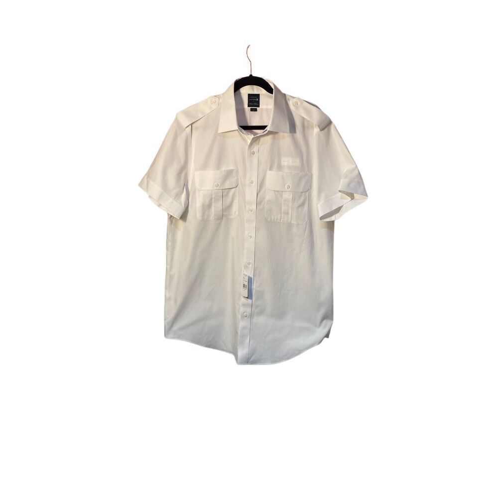 NWT Brooks brothers men’s united pilot uniform button up shirt, size 17